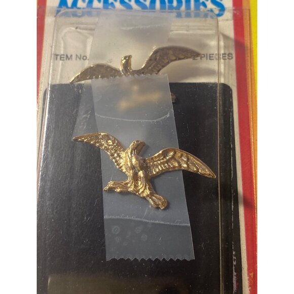 VTG Dollhouse Miniatures Door Knob House Numbers EagleDoor Knocker 4pc - Picture 3 of 12